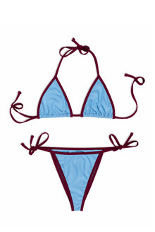 Sweet Surrender - Bikini Top Blue Red - Taar Willoughby