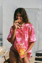 Ocean Drive Pink Tie Dye - T-shirt - Taar Willoughby