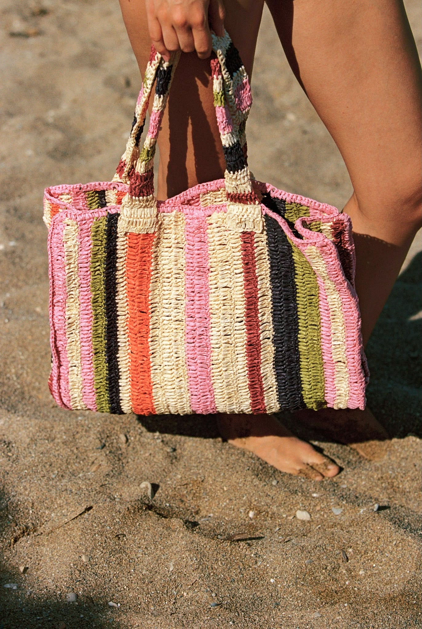 Don’t You Worry - Raffia Bag