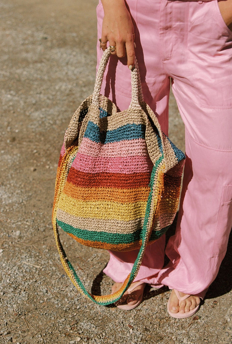 La Bamba - Raffia Rainbow Bag - Taar Willoughby