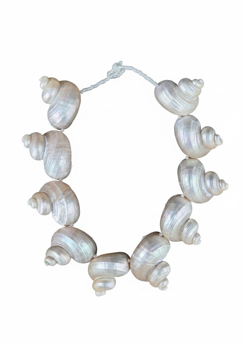 Satisfaction- Shell Pearl Necklace - Taar Willoughby