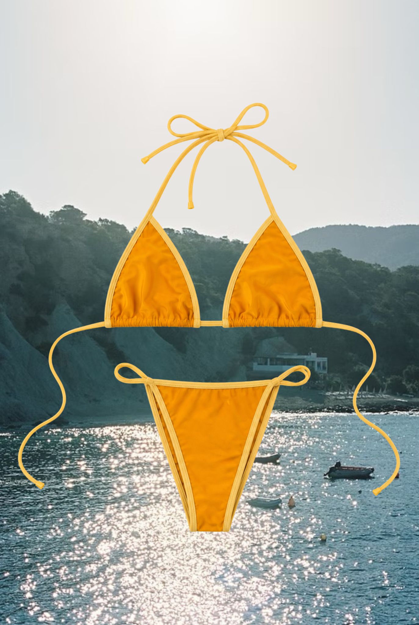 Stuck In A Dream - Bikini Set Orange - Taar Willoughby