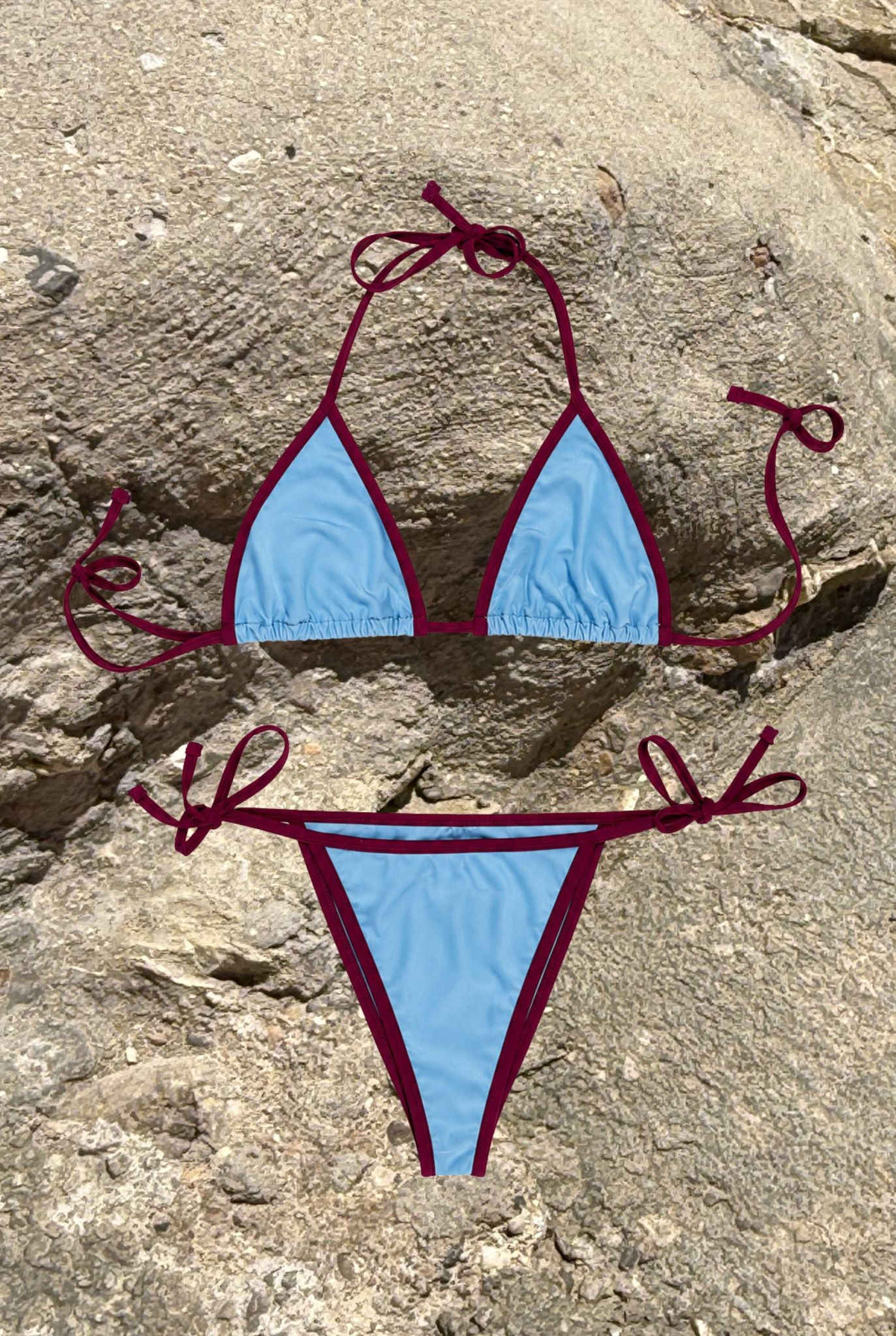 Sweet Surrender - Bikini Set Blue Red - Taar Willoughby