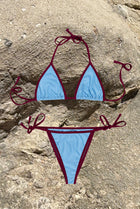 Sweet Surrender - Bikini Set Blue Red - Taar Willoughby