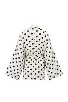 Taar Willoughby x Anna + Nina Polkadot Kimono White - Taar Willoughby
