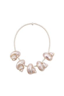 Taar Willoughby x Anna + Nina Necklace Balck Necklace Big Shell - Taar Willoughby