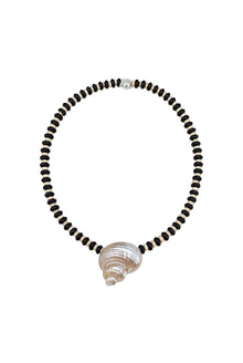 Taar Willoughby x Anna + Nina Necklace Balck Shell - Taar Willoughby