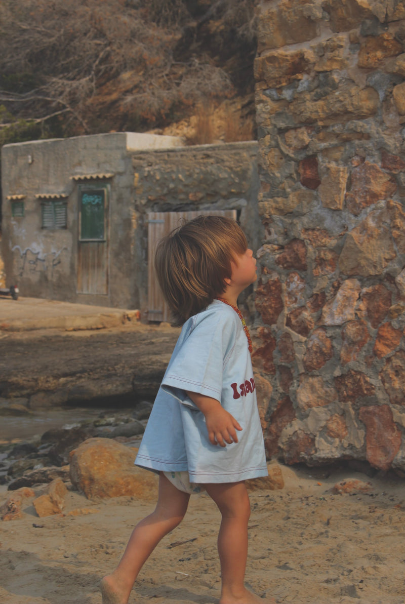 Free - T shirt Blue Kids