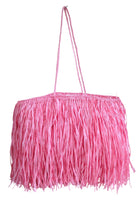 Never gonna give you up - Raffia Bag Pink - Taar Willoughby