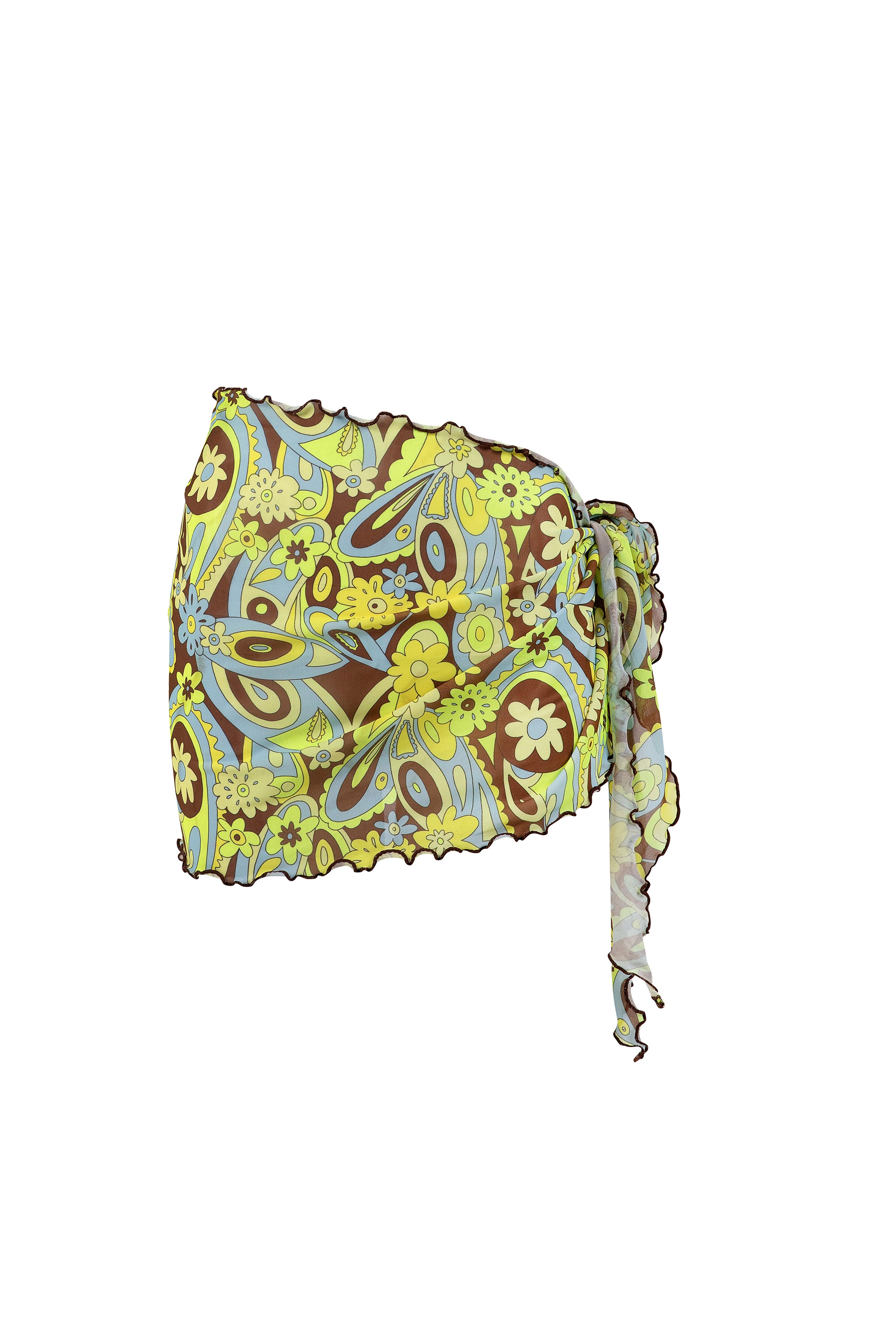 Never Too Much - mesh wrap skirt - Taar Willoughby