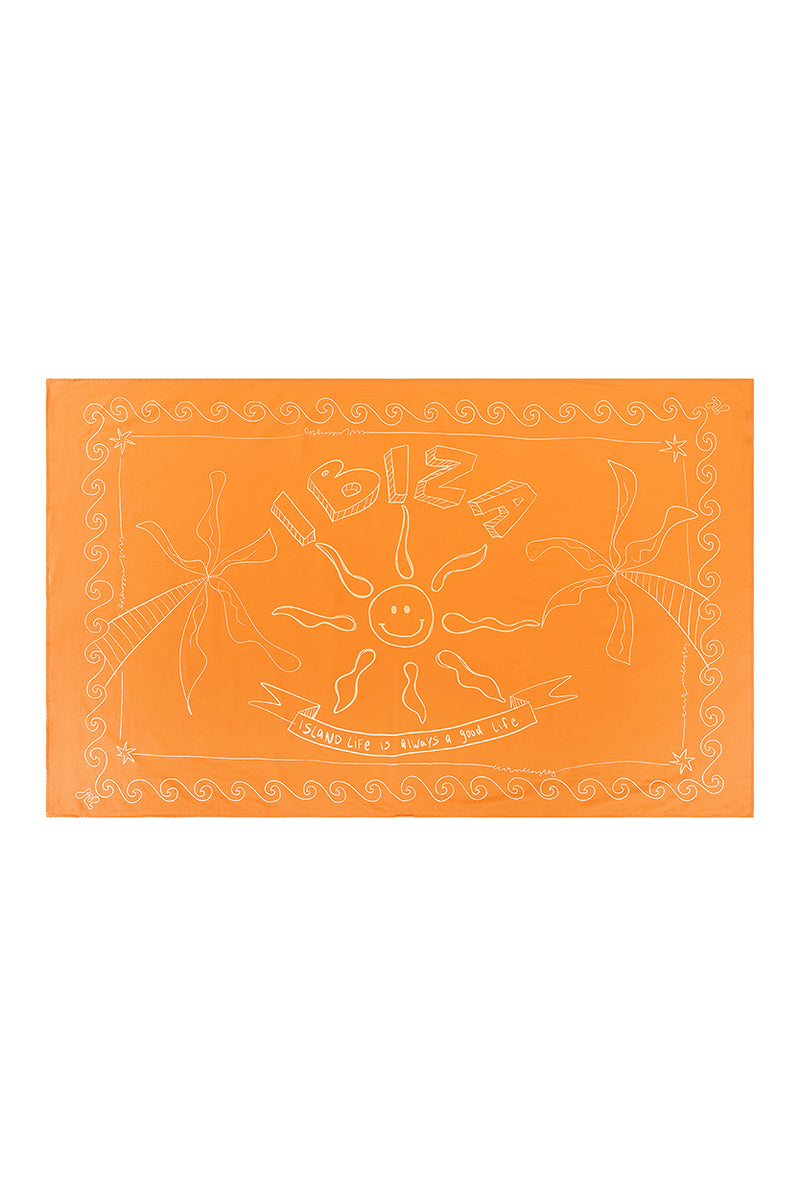 Round Round - Orange Pareo - Taar Willoughby