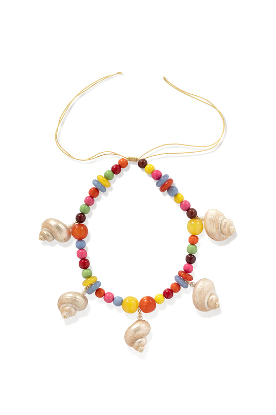 Walking on Sunshine - Shell pearl Necklace